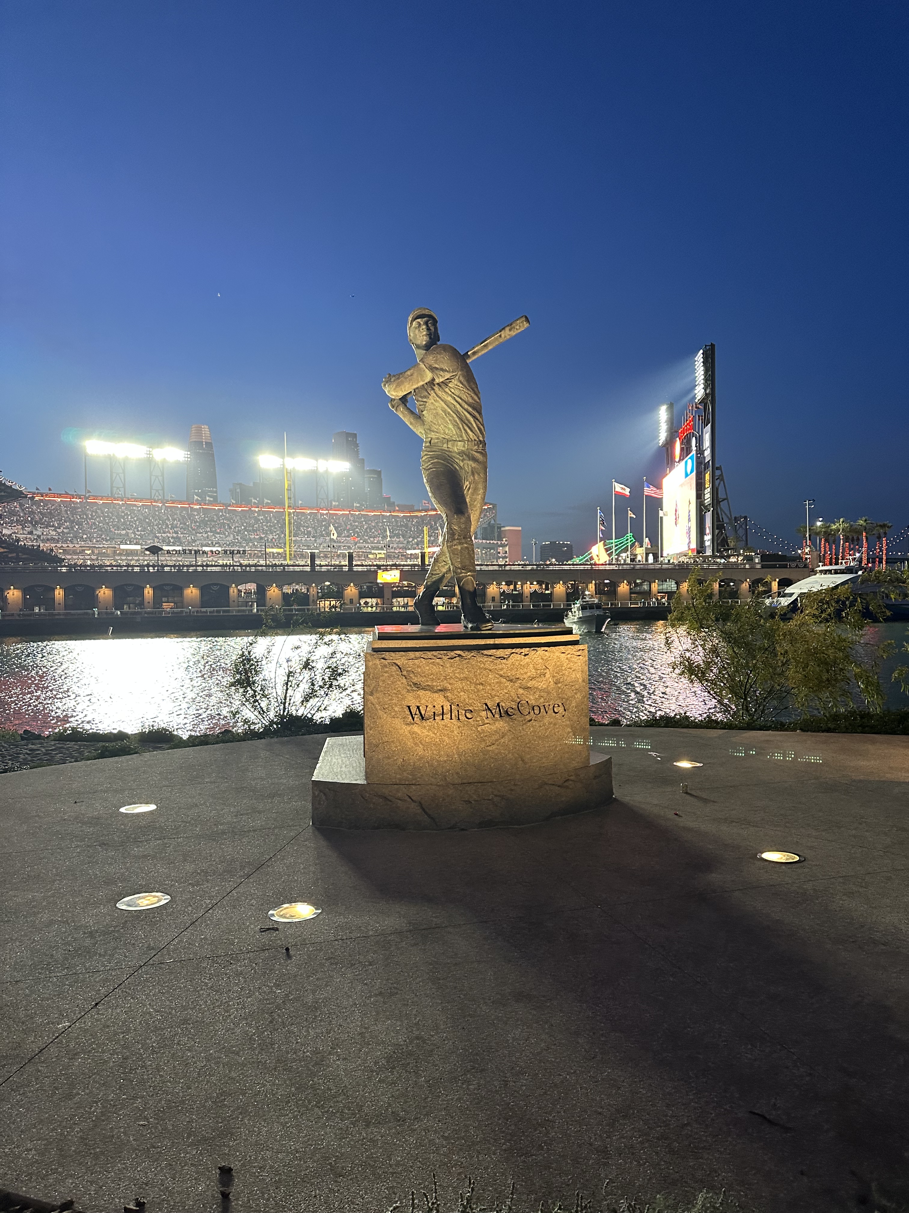Willie McCovey Statue in China Basin Park