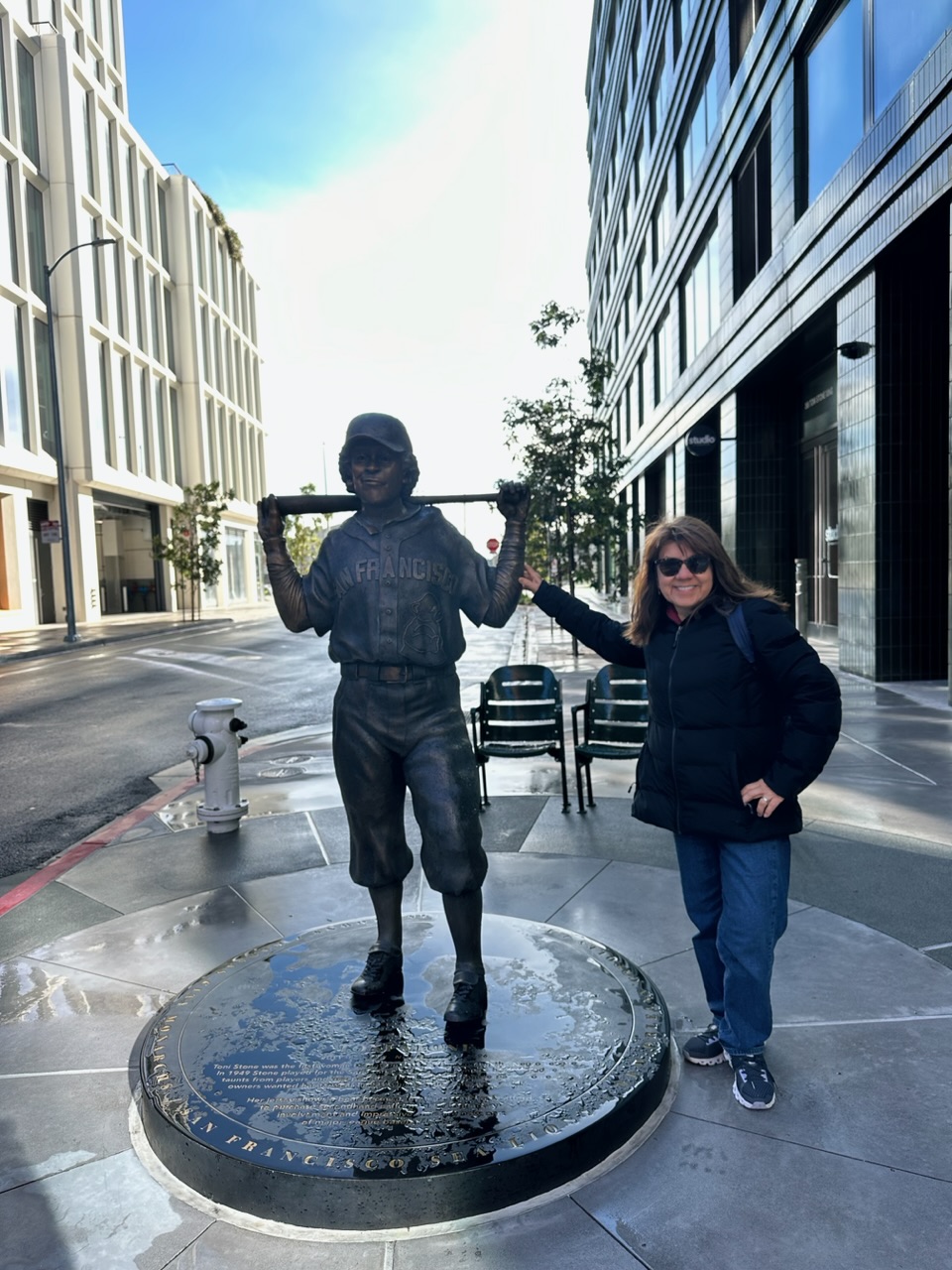Toni Stone Statue Mission Bay, San Francisco