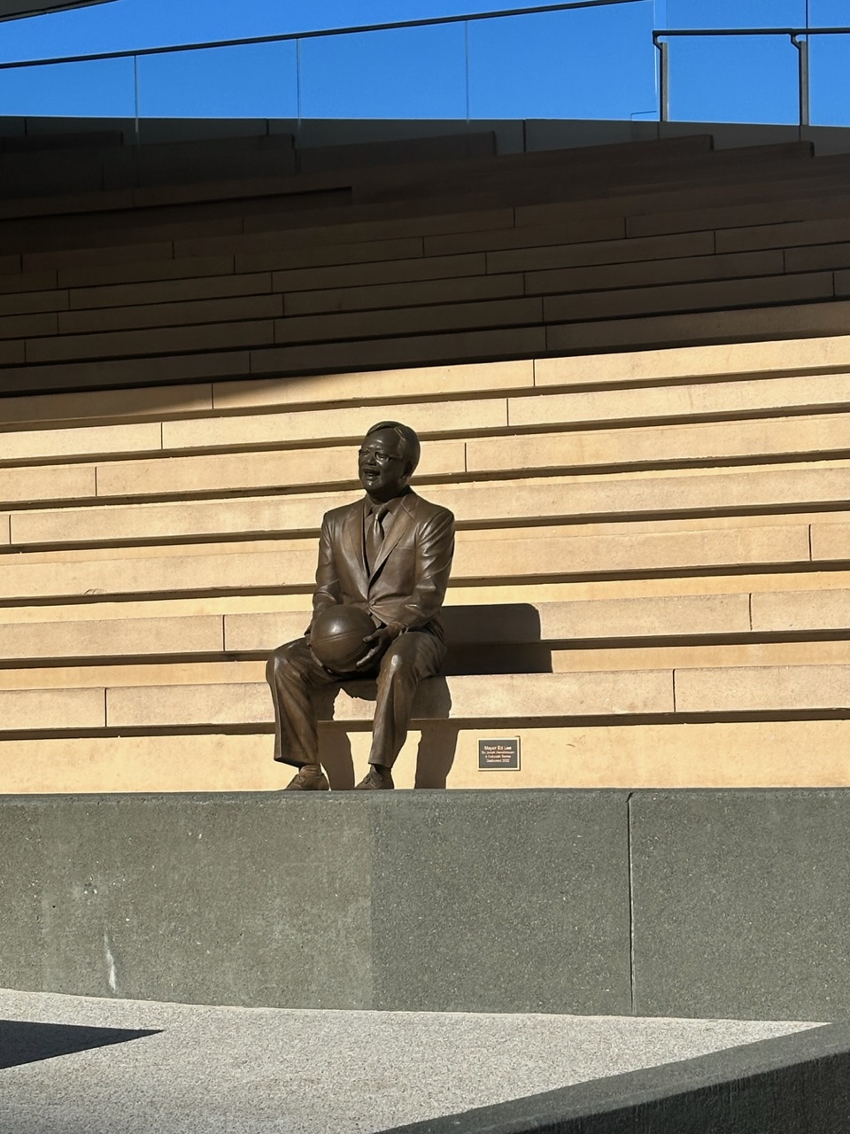 San Francisco Mayer Mayor Ed Statue Chase Center