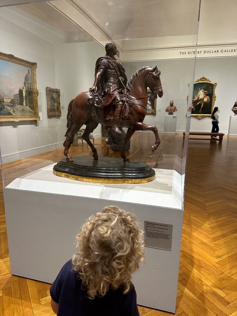 Statue of Man on a Horse Legion of Honor