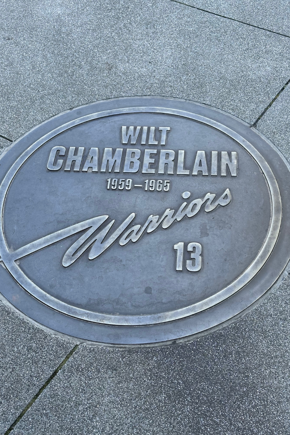 Warrior's Walk of Fame - WIlt Chamberlin