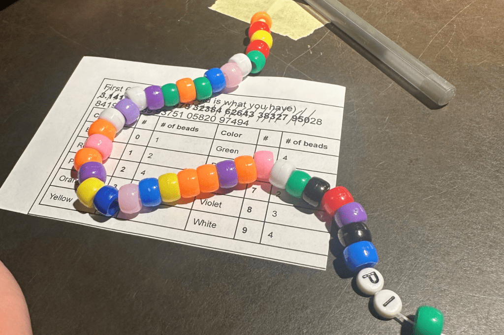 Pi Day Activities for Middle Schoolers - Pi Day Bracelet